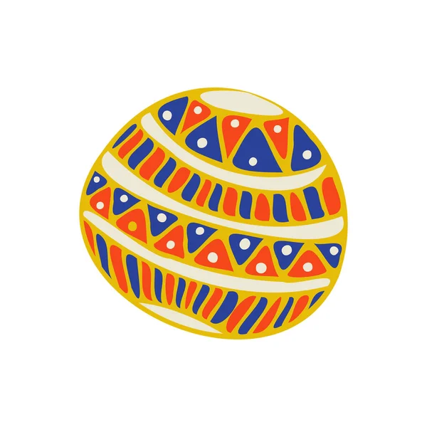 Векторная изолированная иллюстрация красочный дизайн абстрактного круга декоративных шаров — стоковый вектор