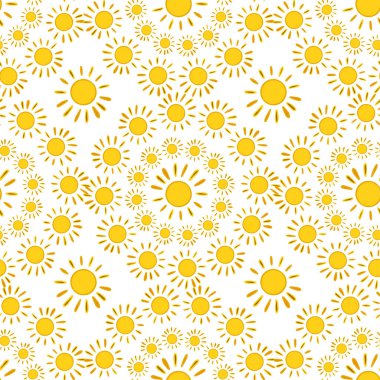 Soyut çizgili güneşin renksiz vektör desenli dizaynı