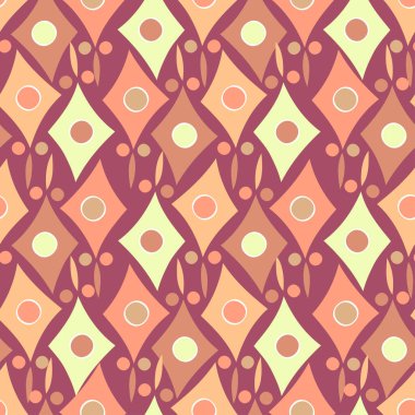 Soyut geometrik üçgen şekilli kusursuz desen pastel tonlarda.