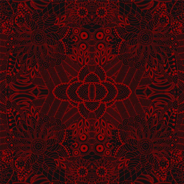 hisse senedi vektör sorunsuz doodle çiçek desenli. Orient. soyut b