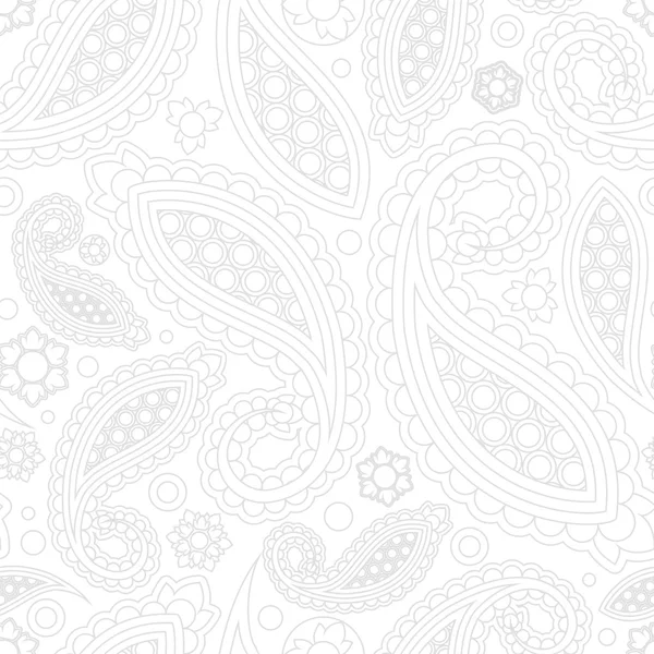 Voorraad vector abstracte naadloze paisley patroon. Orient bloemen of — Stockvector