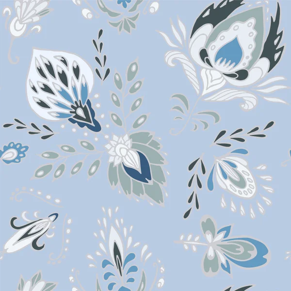 Stock vector abstracto patrón sin costura. orientar ornamento floral — Vector de stock