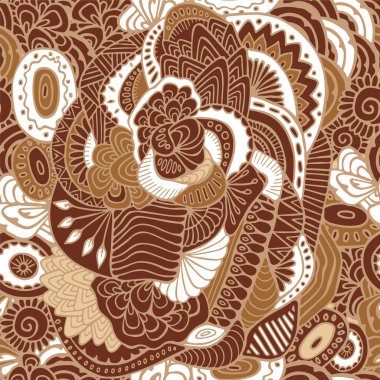 pa baskı için stok vektör sorunsuz soyut çiçek deseni