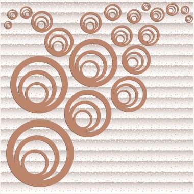 Soyut geometrik Yazdır. vektör çizim