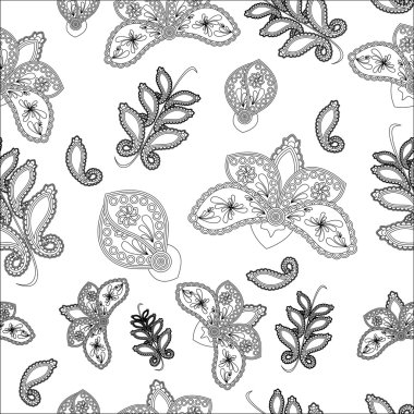 Rusya çiçek sorunsuz. vektör çizim