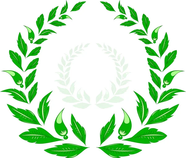 Laurel wreath. vector illustration — Stock Vector