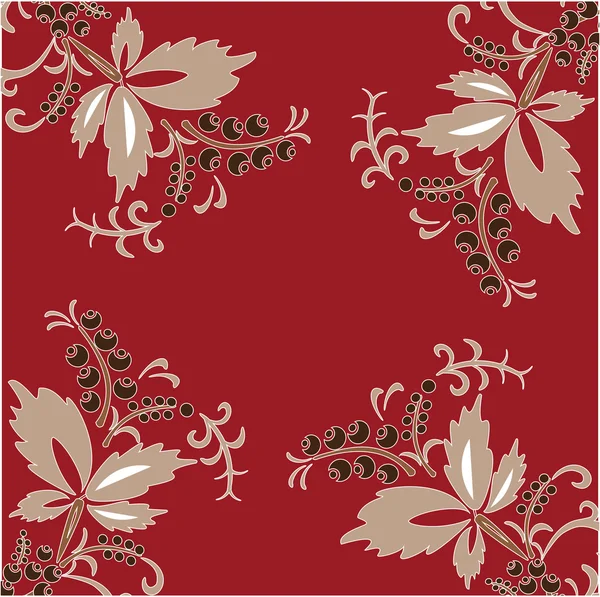 Russian floral pattern. vector illustration — Stock Vector