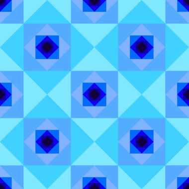 Soyut geometrik Yazdır. seamless modeli. vektör çizim