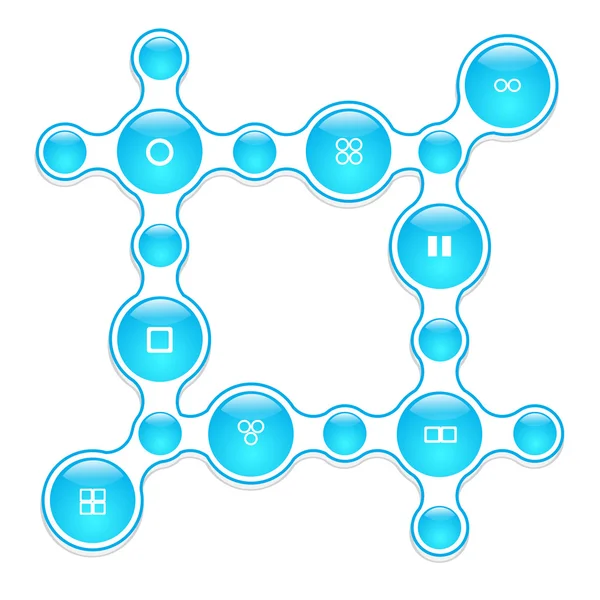 Geometric info graphic elements-illustration — Stock Vector