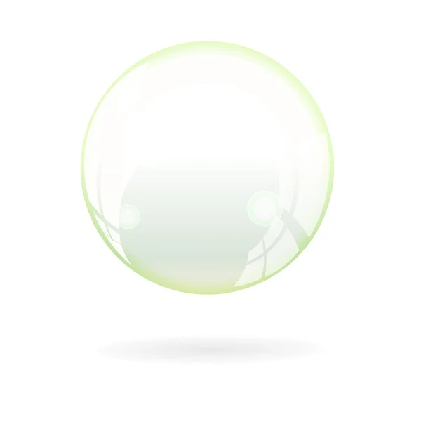 Transparante zeepbel-voorraad vector — Stockvector