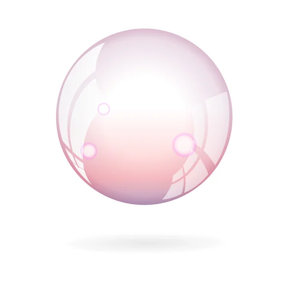 Transparent savon bulle-stock vecteur — Image vectorielle