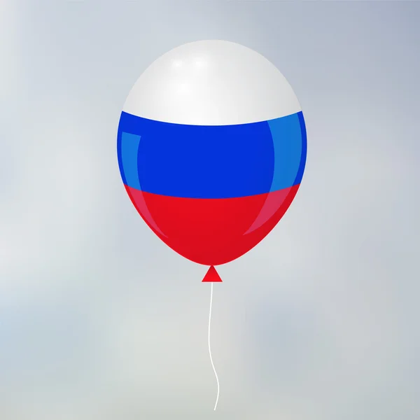 Rusland. onscherpe achtergrond. ballon. vectorillustratie — Stockvector