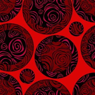 sorunsuz çiçek arka plan. soyut yükseldi. vektör çizim