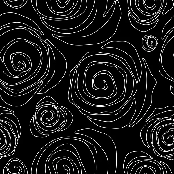Naadloze floral achtergrond. abstract steeg. vectorillustratie — Stockvector