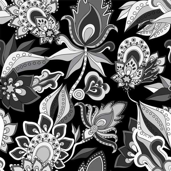 Nahtloses Paisley pattern.orient Design. Vektorillustration — Stockvektor