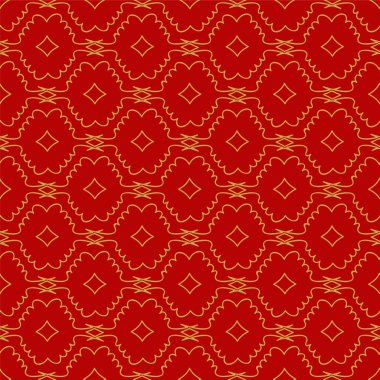 vektör seamless modeli. soyut altın şark tasarım. illustrati