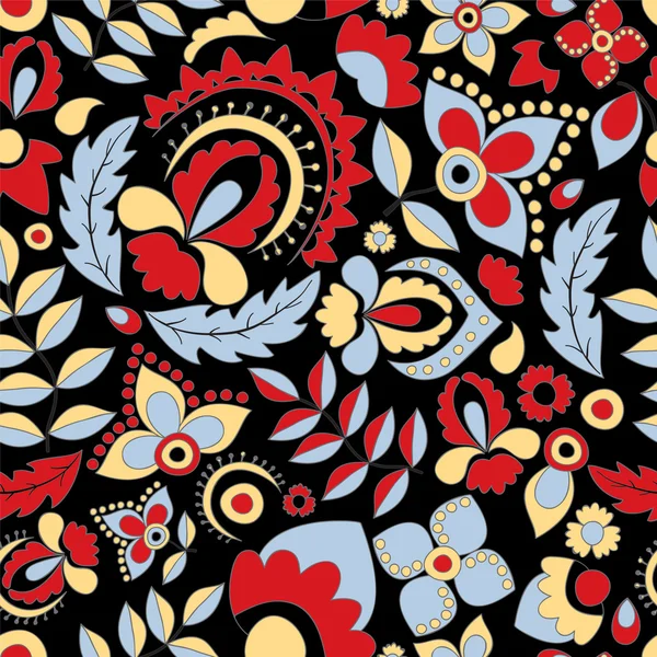 Sömlös ryska pattern.orient design. vektor illustration — Stock vektor