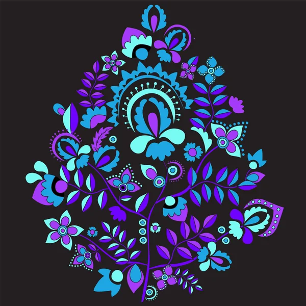  Rus pattern.orient tasarım. vektör çizim