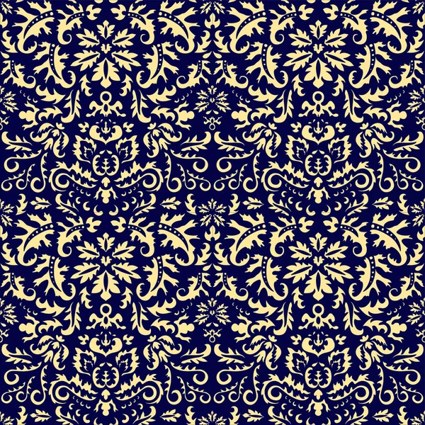 Seamless paisley pattern n.orient or russia design. векторная иллюстрация — стоковый вектор