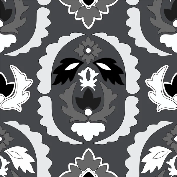 Seamless paisley pattern.orient or russia design. vector illustr — Stock Vector