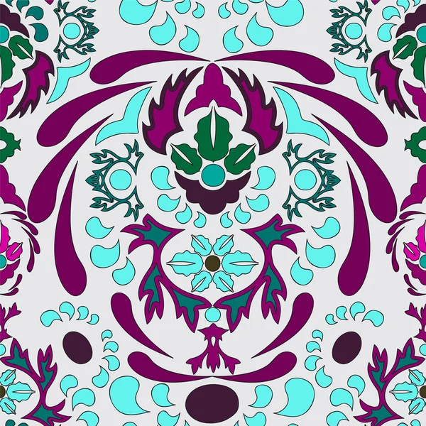 Naadloze paisley pattern.orient of Rusland ontwerp. vector afb — Stockvector