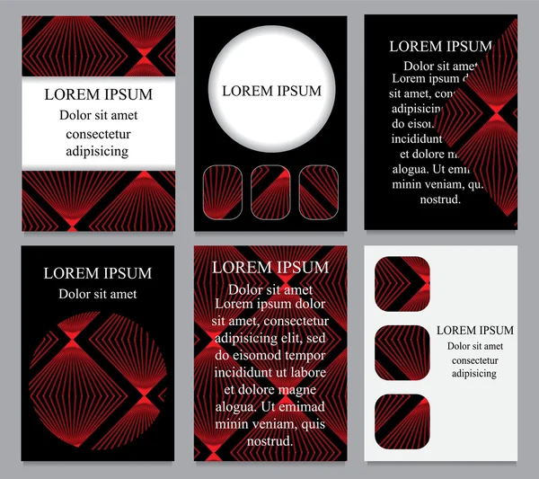 Card. poster, brochure template with geometric shape. abstract b — Stok Vektör