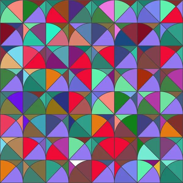 Vector naadloze abstracte geometrische patroon — Stockvector