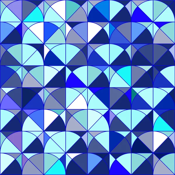 Vector naadloze abstracte geometrische patroon — Stockvector