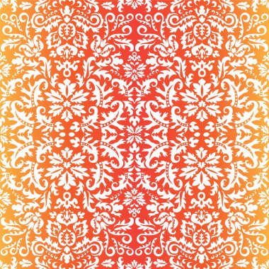 sorunsuz desenli tasarım pattern.orient ya da Rusya. vektör illustr