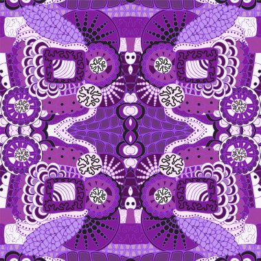 hisse senedi vektör sorunsuz çiçek renkli doodle desen.