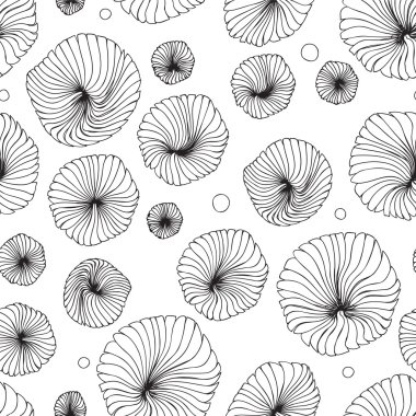 hisse senedi vektör sorunsuz çiçek doodle desen.