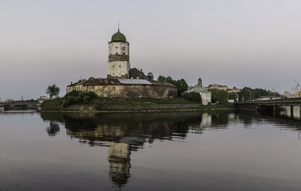 Middeleeuws kasteel van Vyborg. — Stockfoto