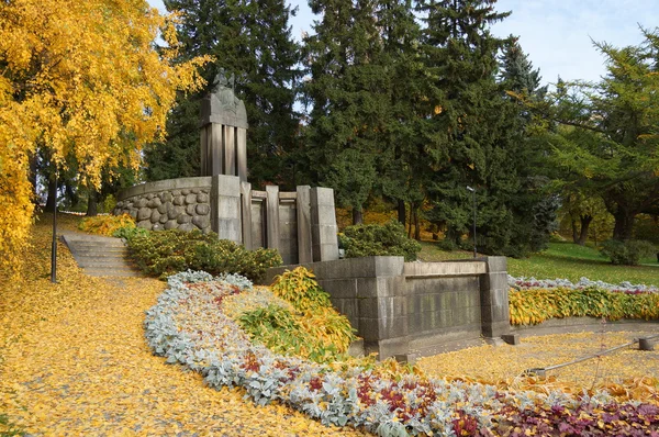 Fontän i Tammerfors. — Stockfoto