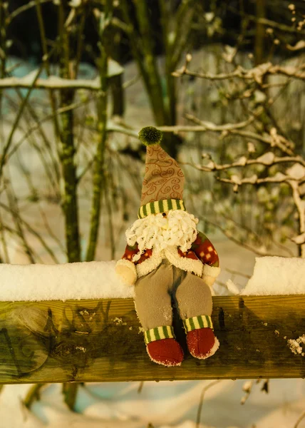 Christmas gnome. — Stock Photo, Image