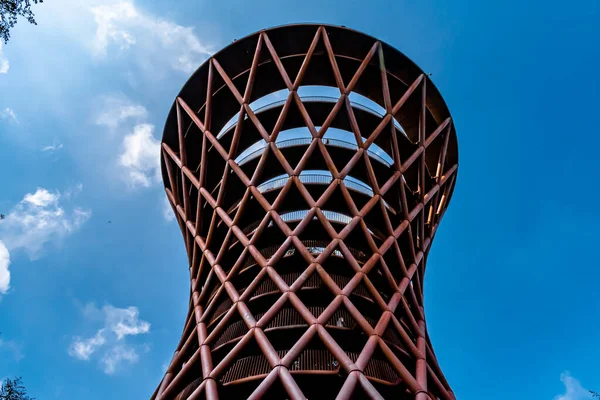 Кэмп-Дэвидская лесная башня в солнечный день — стоковое фото