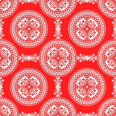 etnik Kuzey vektör geometrik seamless modeli