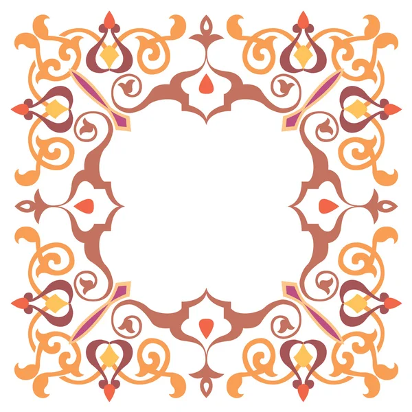 Marco de lujo ornamental, manualidades — Vector de stock