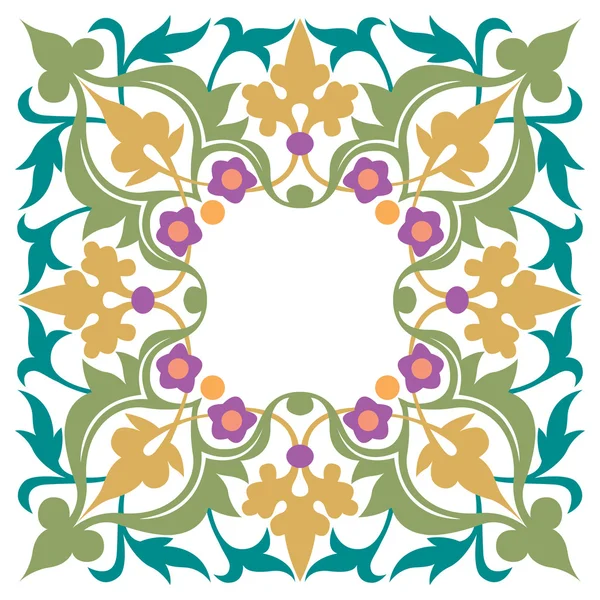 Marco de lujo ornamental, manualidades — Vector de stock