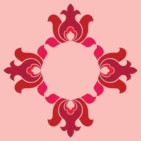 Modèle floral sans couture de base, design vectoriel — Image vectorielle