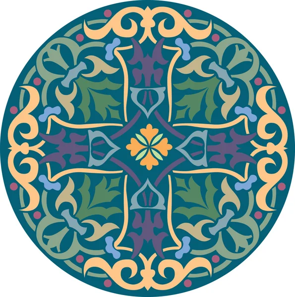 Patrón decorativo con hermoso adorno detallado — Archivo Imágenes Vectoriales