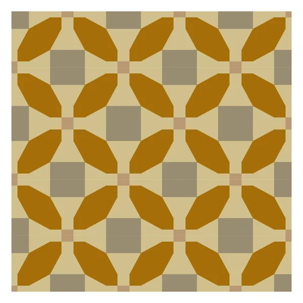 Patrón de mosaico colorido, bloques de azulejos — Vector de stock