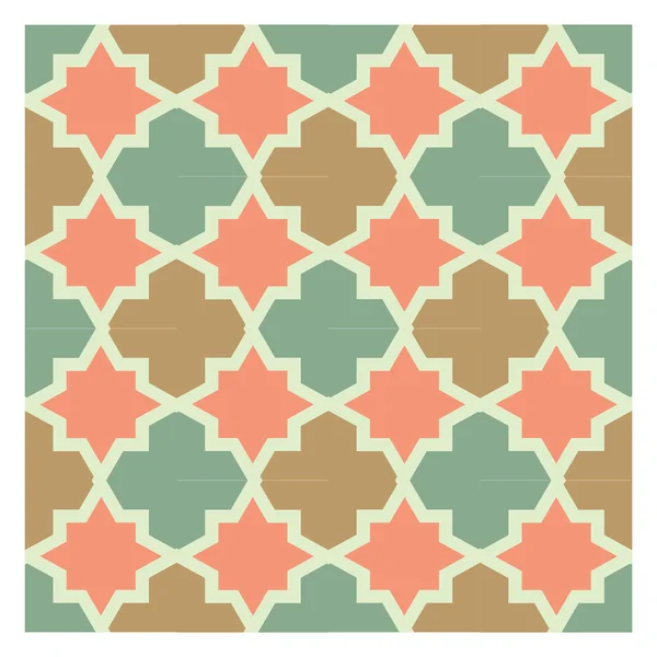 Arabesque patroon, vector betegeling blokken — Stockvector