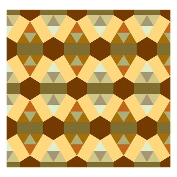 カラフルなモザイク パターン、ブロックを並べて表示 — ストックベクタ