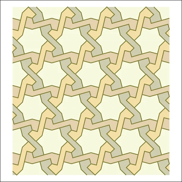 Arabesque pattern, vector tiling blocks — Stock Vector