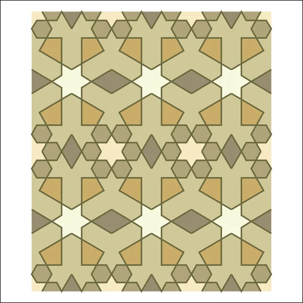 Arabesque pattern, vector tiling blocks — Stock Vector