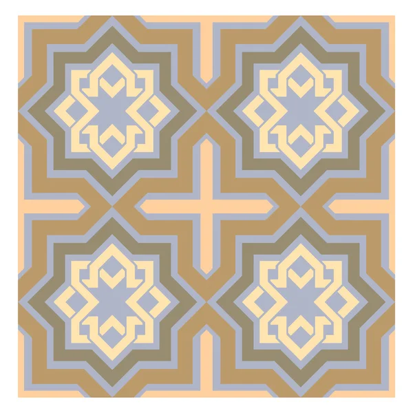 Arabesque pattern, vector tiling blocks — Stock Vector