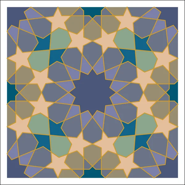 Arabesque pattern, vector tiling blocks — Stock Vector