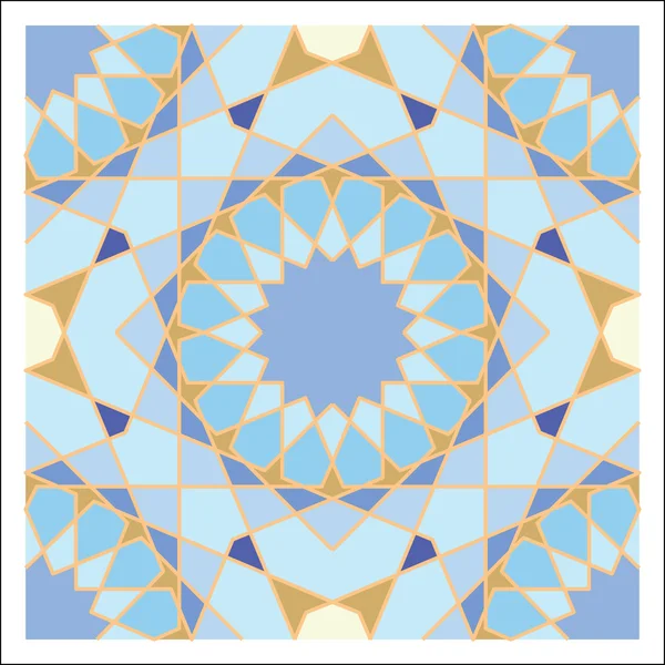 Arabesque pattern, vector tiling blocks — Stock Vector