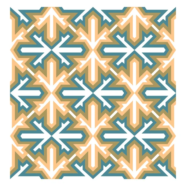 抽象的な背景, 装飾パターン タイル張りブロック — ストックベクタ