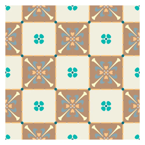Fond abstrait, motif de décoration, blocs de carrelage — Image vectorielle